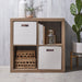 Soren - Cube Drawer Organizer Cubicle Storage Wood Shelves  BO-HA Natural  