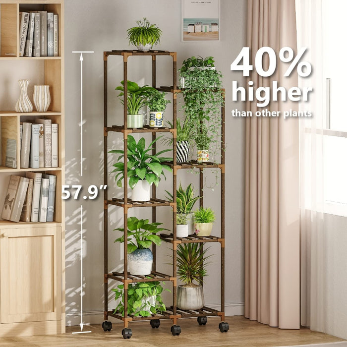 tall plant shelves indoor Halstein