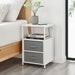 Solveig - Modern Nightstand with Charging Station  BO-HA   