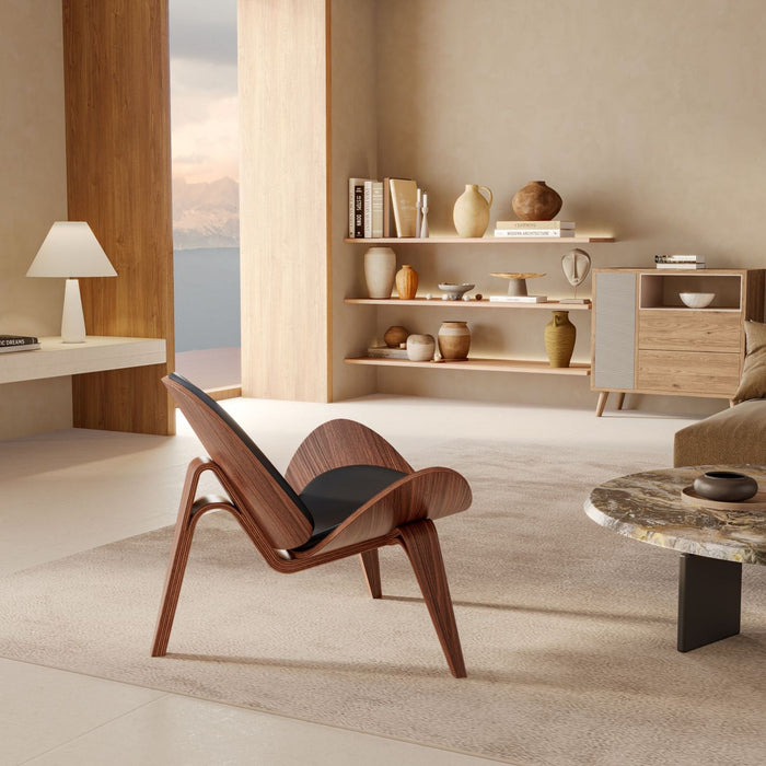 Dagmar - Modern Nordic Wooden Chair Accent Chairs Reading Chair  BO-HA   