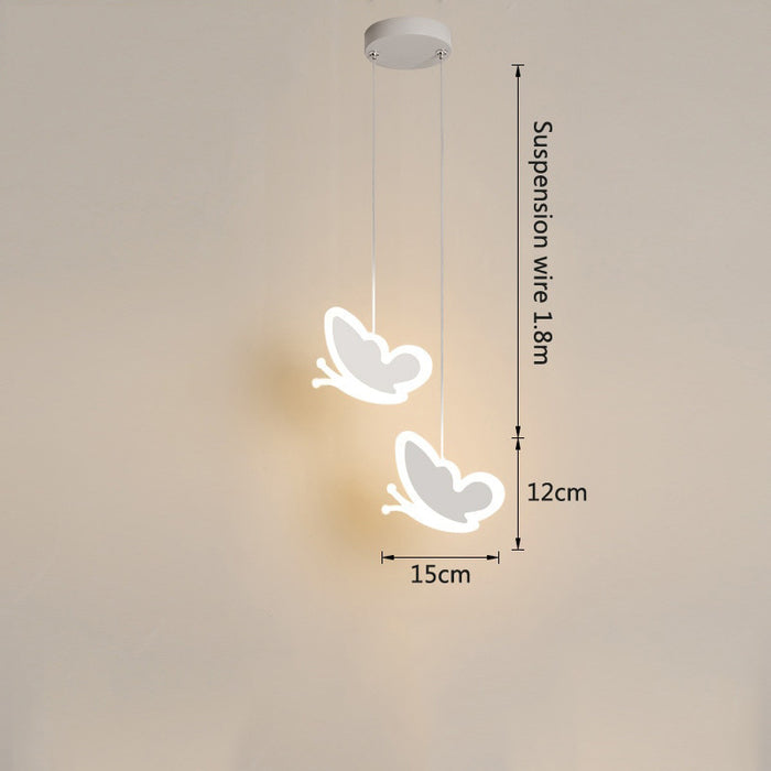 Evy - Nursery Light Fixture Childrens Lighting  BO-HA Butterfly White 