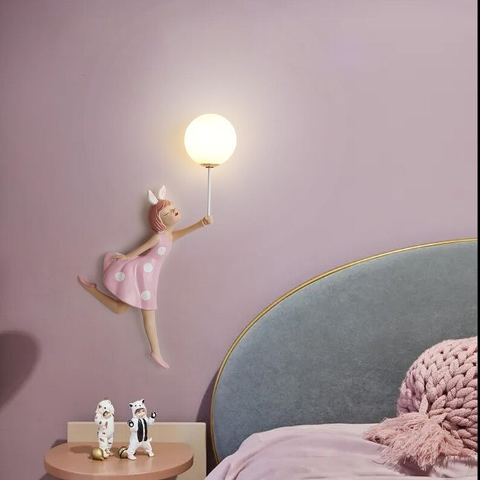 Lotte - Childrens Lighting Fairy Nursery Lamp  BO-HA   