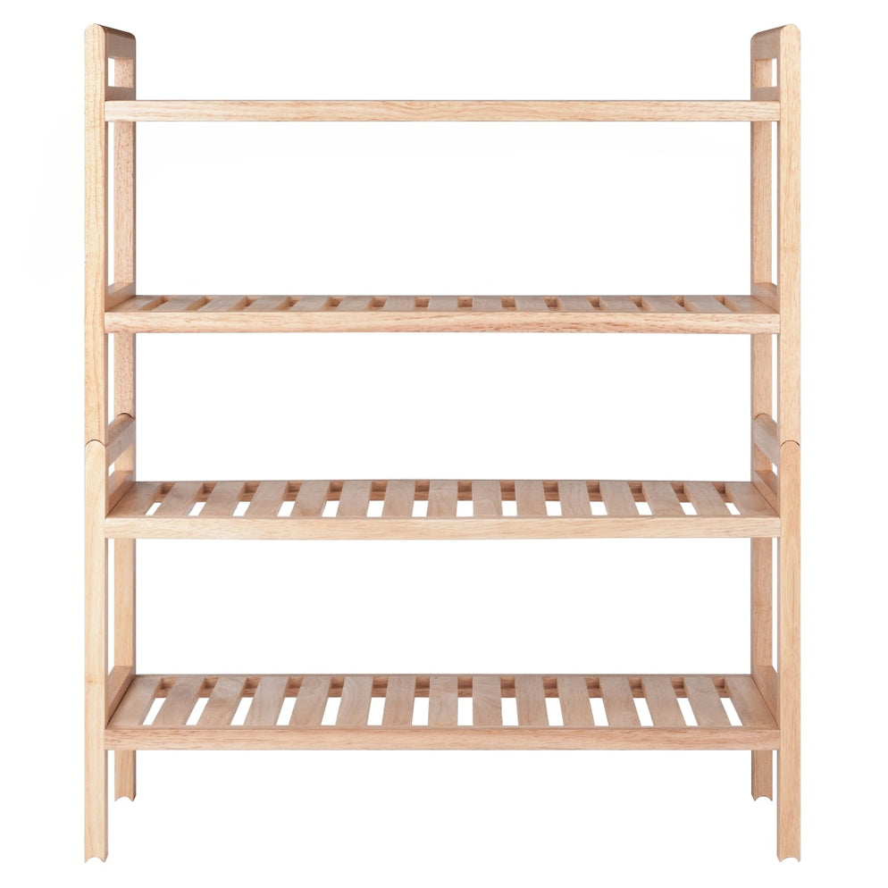 Helge - Wood Stackable Shoe Rack Shoe Cabinet Entryway Shoe Storage Ca ...
