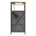 Eilif - Modern 3 Drawer Nightstand with Charging Station  BO-HA   