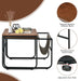 Vidar - Square Coffee Table with Storage Set of 2  BO-HA   