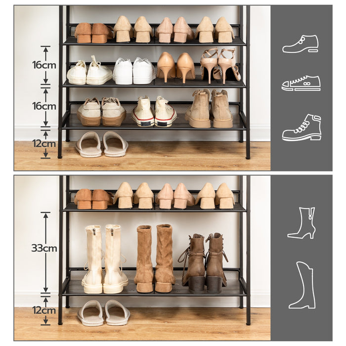 Albin - Shoe Rack for Entryway Metal Shoe Rack Small Shoe Rack — BO-HA