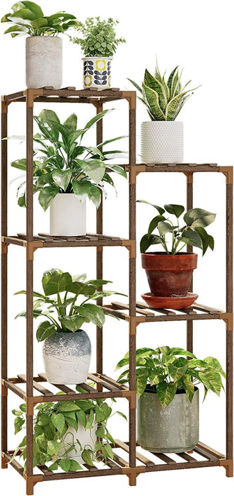 Halstein - Tall Plant Stand Tiered Plant Stand Plant Shelf Indoor & Outdoor Plant Shelf Flower Stand  BO-HA   