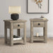 Dagrun - Modern Farmhouse 1 Drawer Nightstand Set of 2 Bedside Table  BO-HA Default Title  