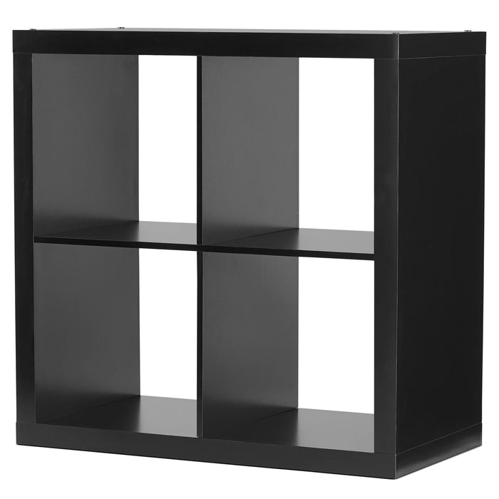 Soren - Cube Drawer Organizer Cubicle Storage Wood Shelves  BO-HA Solid Blac  