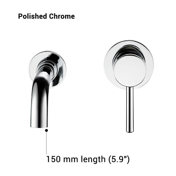 Katri - Wash Basin Bathroom Sink Faucets  BO-HA Polished Chrome 150 mm 