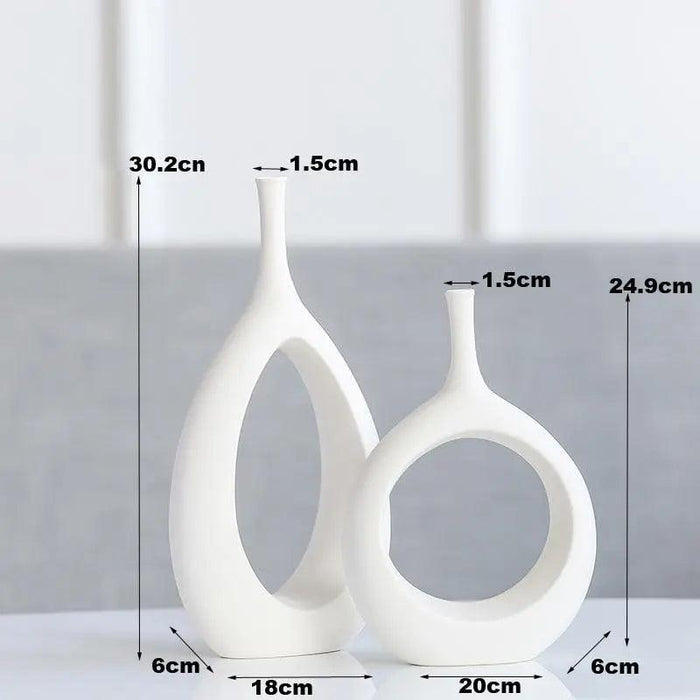 Wilma - Nordic Ceramic Flower Vase  BO-HA   