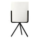 Ida - Ceramic Flower Planters with Modern Stand  BO-HA L Black Without hole 