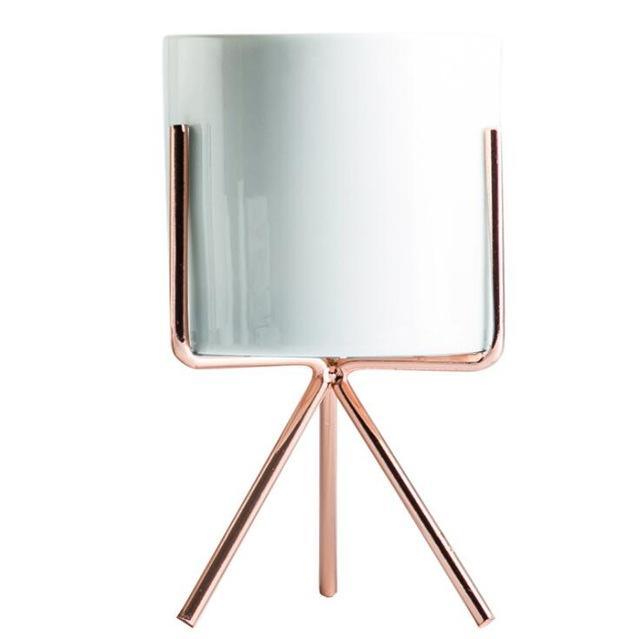 plant pot rose gold Ida