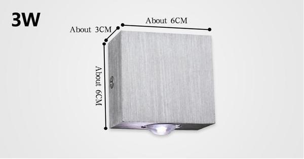 Sphera - Modern LED Cube Box Wall Sconces  BO-HA   